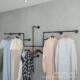 服装 帽店展示壁挂式 厂衣帽架家直销工业风架水管道671衣架