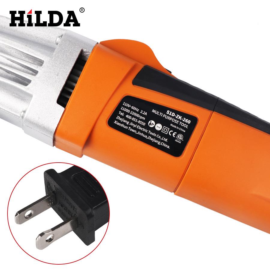 希尔达木工能修整g机t110v电铲摆动铲多功OscillainQZMMultiSaw