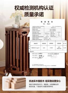 带合一实凳子木可叠放移动滑轮叠叠凳家用现代76813简约叠放组合