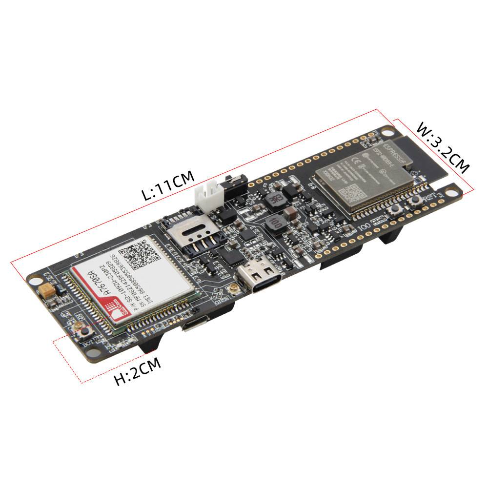 LILYGO? T-A7670SA 4G LTE CAT1 MCU32 MCU 支持 GSM GPRS EDGE