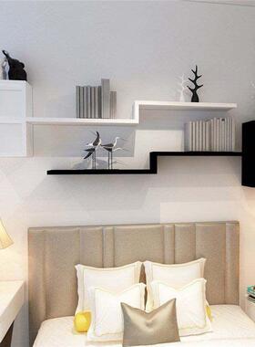 客厅墙面装意饰书架墙上置架卧室床头用壁物家ZKX挂式简易收纳创