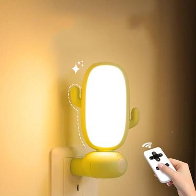 照明小睡夜22308灯插电控感遥应喂奶灯道过床头卧室眠灯创意