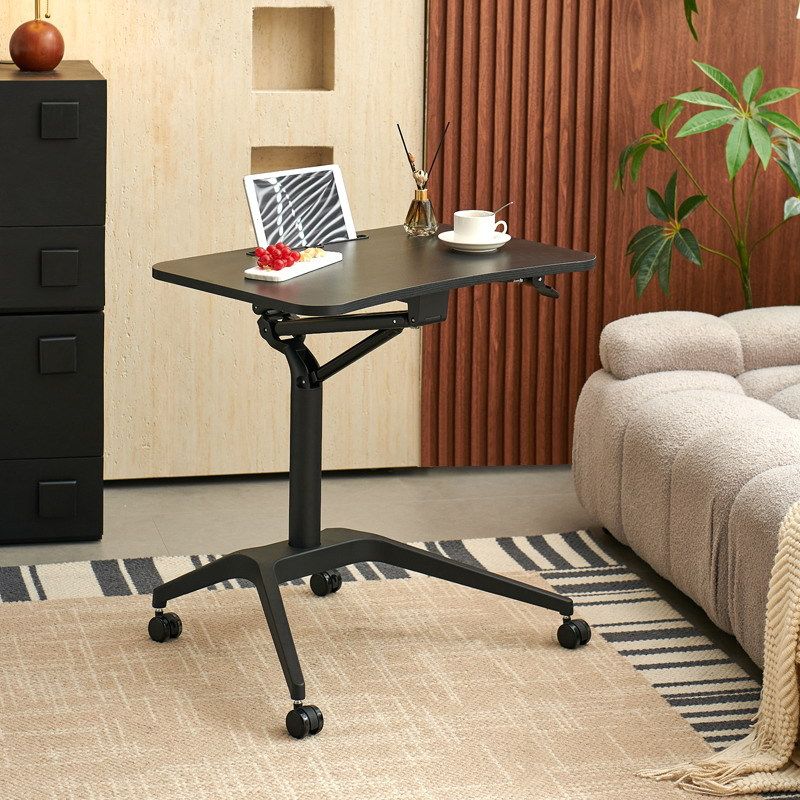 站立式办公气动升降桌自动可移动电脑演讲讲台桌子写字学习书桌子