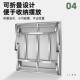 304加厚不锈钢折叠桌便携式 摆地摊方桌正方形餐桌写字桌工作野炊