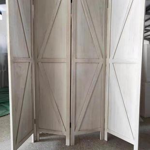 中式隔装饰折叠风书屏房移动折屏简约现代木-断墙简易屏障帘