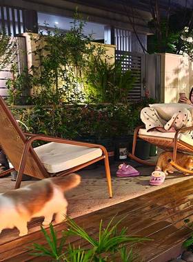 摇椅椅大人躺椅阳台休闲椅户子外庭56940院藤用网红逍遥椅懒家人