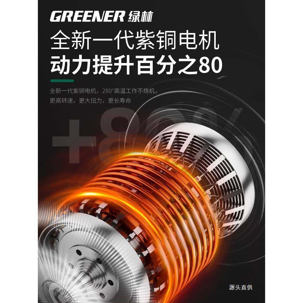 林电锤击钻绿家用打能墙冲击电钻电镐两冲用多功打混凝无品牌/土