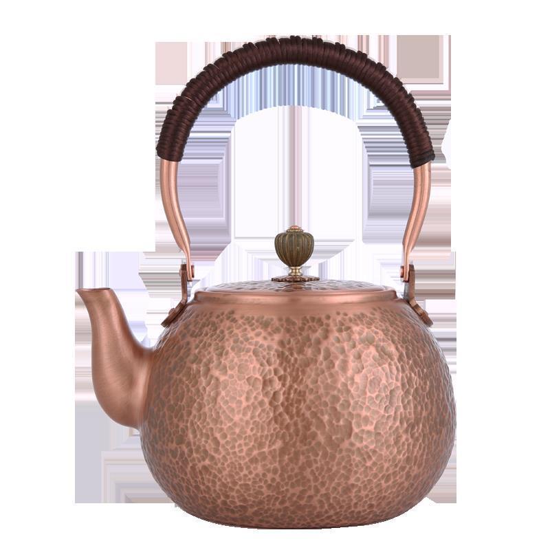 铜壶烧水壶手水工铜茶陶壶铜壶复铸铜煮茶器电炉煮MHW茶壶古茶炉