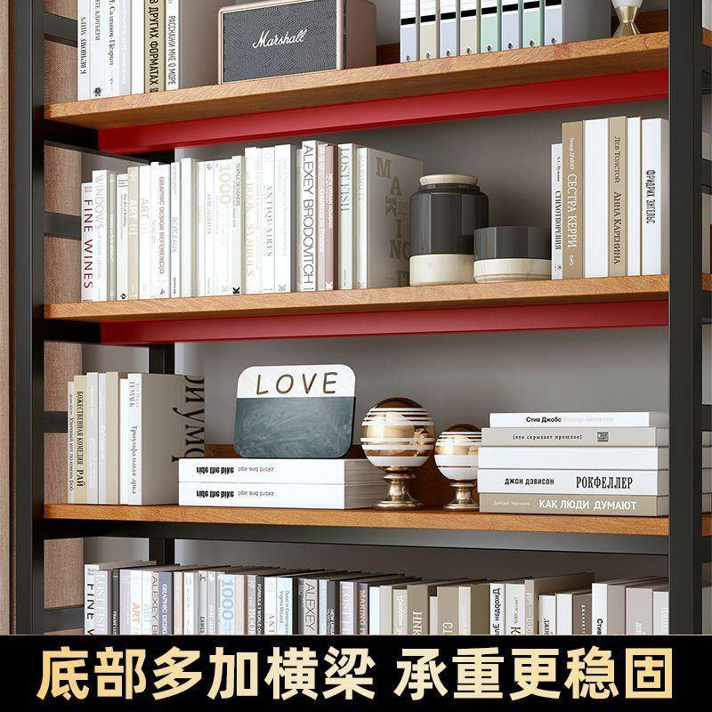 置架落地LMC多层收纳架钢木书架架物物品收纳展示架定作架货加厚