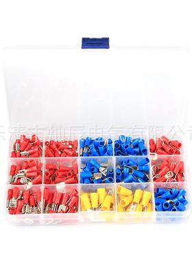 快速接线端子280psc盒压接线端装子+冷冷压钳套装铲280pcs冷型绝