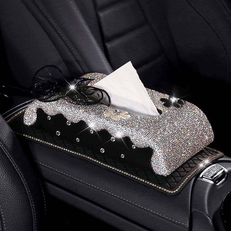 车载纸盒抽天鹅钻扶手巾箱座式车用镶品镶钻【小餐巾纸车用汽抽纸,汽车用品/电子/清洗/改装,车用纸巾盒/套,淘宝优惠券,粉丝福利购,淘宝优惠卷