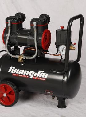 空压220V50HZ小型机油静音31450-30l0压升1450W便无携木工高打气