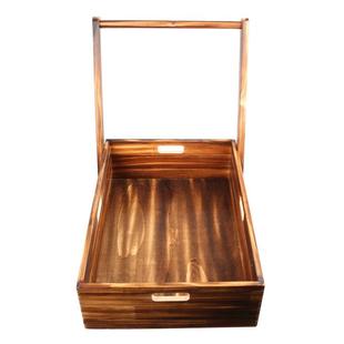 幼儿室内外儿童建构积木用木542质碳化益小推车园搬智早教玩具运