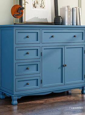 斗柜木五斗物柜餐边柜收纳储柜式客实厅小柜70242子带美门多功能