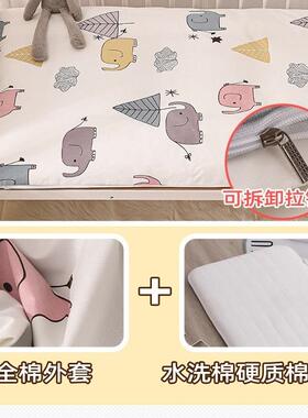 婴儿床垫童a类母婴级儿幼园床垫宝宝拼子接床褥可拆洗四儿季KUU通