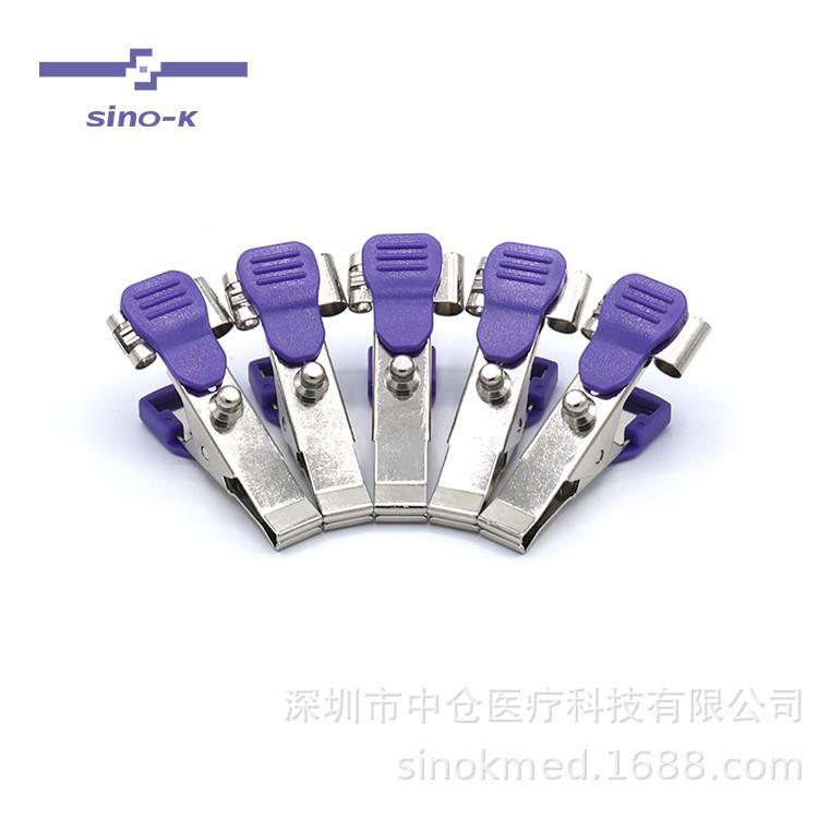 宠物物多功能专用监护心电图极动动物仪夹一套DWH5电个