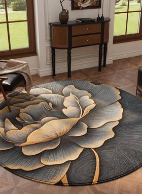 ?房形转椅地QOT毯简约圆书防耐磨滑地板保护垫子办公电脑椅卧室地