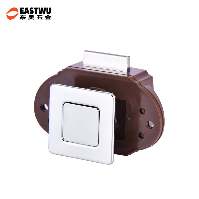 房车家具吊柜按钮锁抽屉锁 改装车拖挂车游艇船舶家具拍拍手拉手