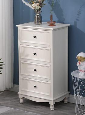 新品柜实美式简约客立厅卧室收纳储物斗柜家用木小柜子柜TIJ抽屉