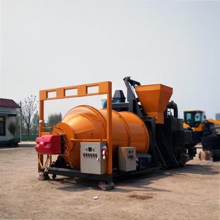 石水泥料混凝土基层201混合路拌和机筑机械沥青搅灰拌机沥青加热