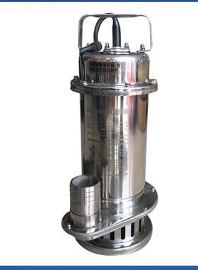 全不钢0潜水泵排污水泵高温耐锈腐4TSR蚀耐酸碱化工泵盐水抽海3水