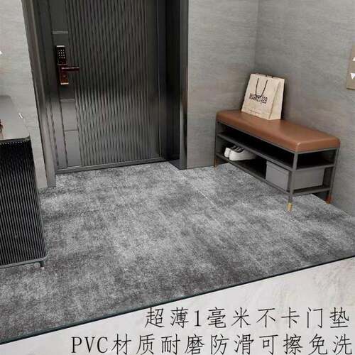 m纯色1m不卡门PVC进门垫家用脚玄关地AL102049毯门可裁剪免垫洗防