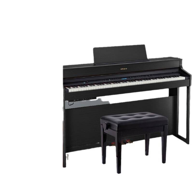罗兰（Roland）HP701中文界面88键智能重锤立式电钢琴钢琴 HP701+