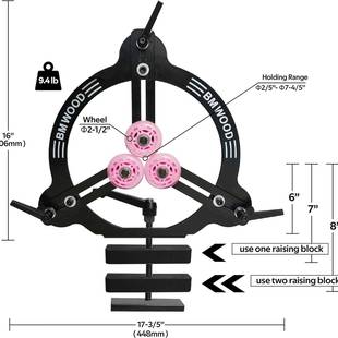 罗附FEM腾撑堡木工车床中心架支夹具床车中心支架配件件
