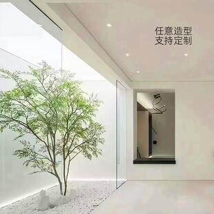 树南天竹仿造景鸡爪槭内橱窗景观摆件WIO假树真仿生室绿植物组合