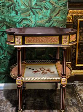 法新古典手工描绘卉边ASF-8756几花式别墅客厅家居家装饰角几具