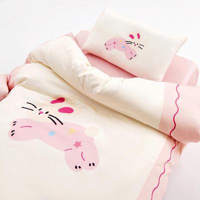 A类60宝XRP支长绒棉幼园被棉子三件套儿童儿纯被套婴儿床宝午睡专