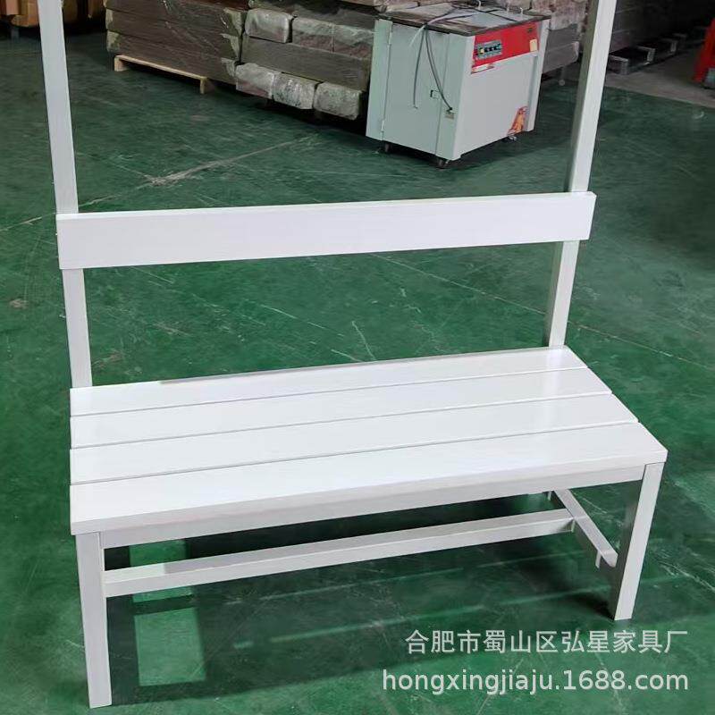 专属款健身21303房帽浴室公实木衣架挂衣架带挂钩的换衣共长凳