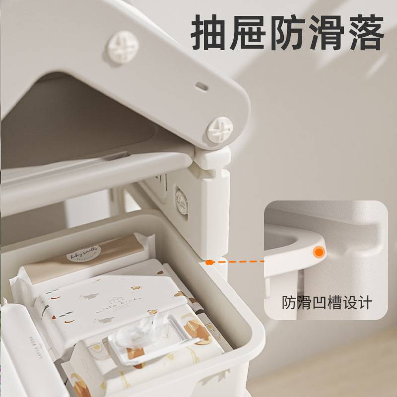 魔法屋落地大容量家用宝宝储物柜儿童婴幼儿整理置物架玩具收纳架