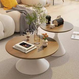 茶几客家用小型圆形户茶桌沙发阳厅边台几组合极简轻奢VDN感dω
