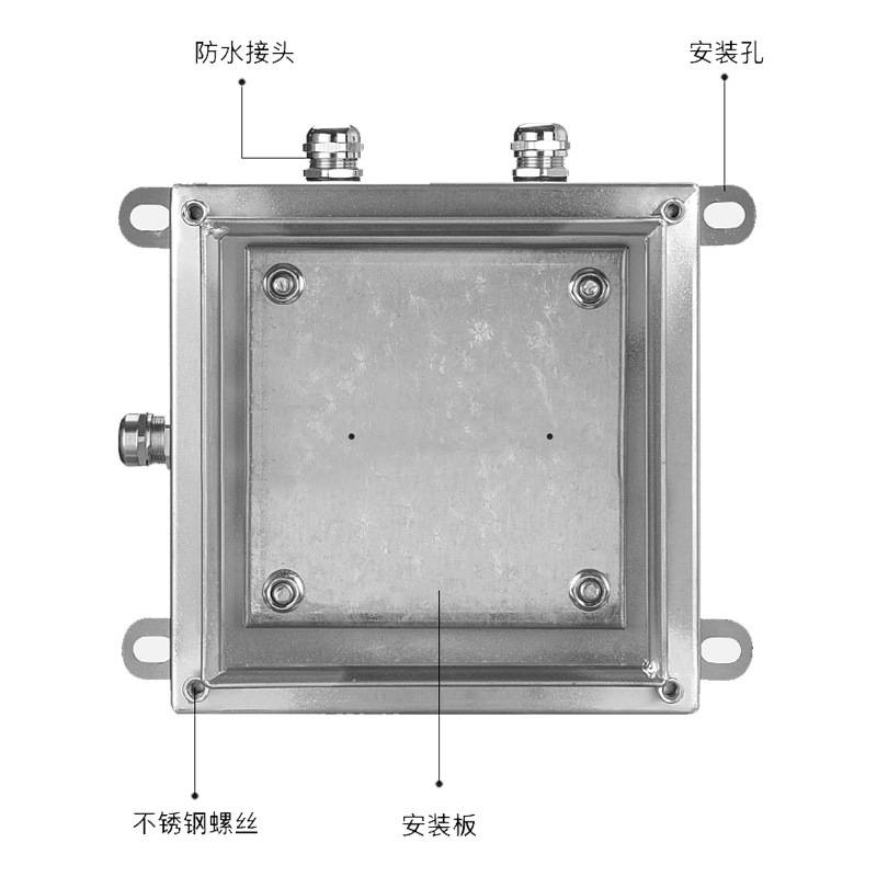 304不锈钢室外防水分线盒316L 201 户外三防UK端子箱接线箱接线盒