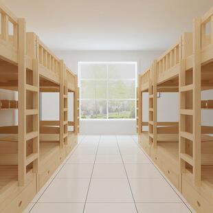 上无品牌/下租铺学生宿舍木床松代木床经济型出房子母床现简约高