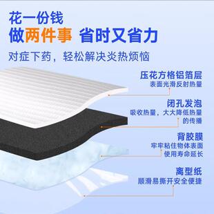 隔热保温隔板防晒屋顶737阳楼顶光房防水铝热箔防火耐隔热材料高