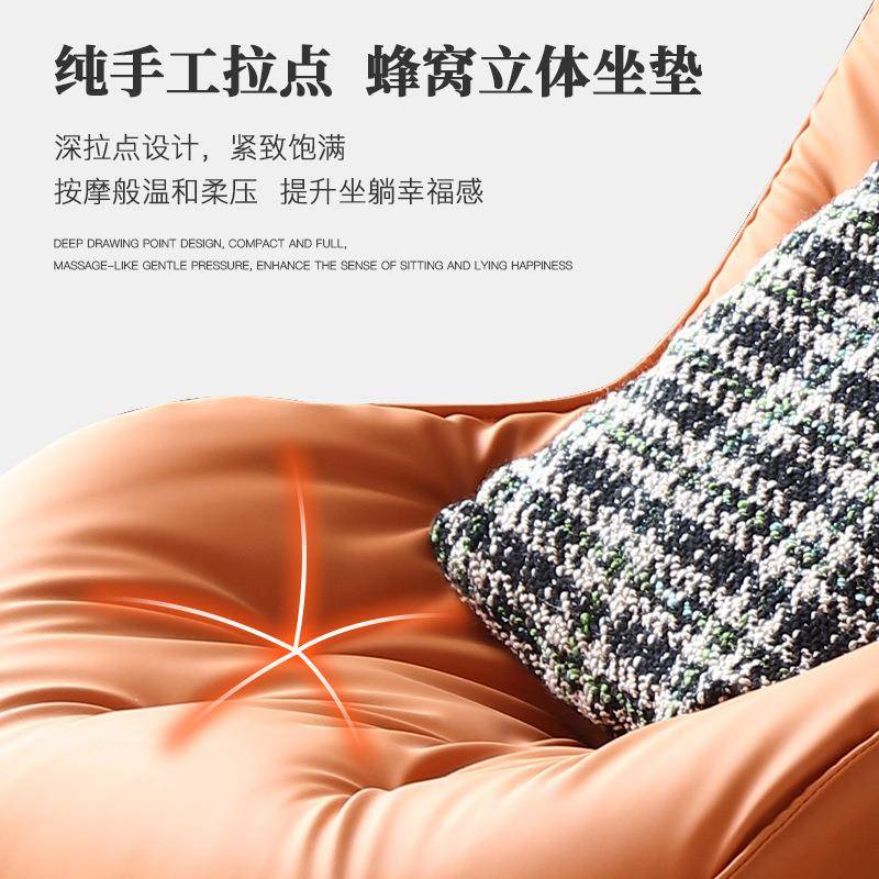 网红式轻奢单人客旋转小台沙发厅阳拉意点休闲RUR老虎椅蛋壳椅科