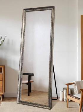 BOLN复古美式壁穿MUN衣镜古典风全身镜子服装店镜子大挂落E地带支