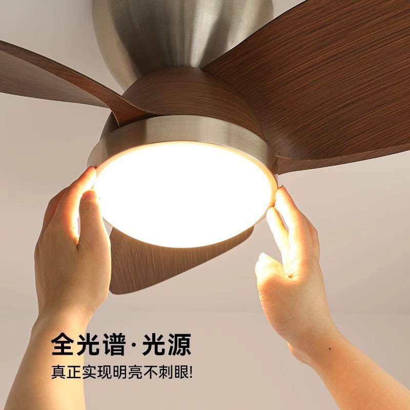 中吊古风扇灯餐厅主CZH卧卧吸顶电灯法式室复古小尺寸扇灯美扇式