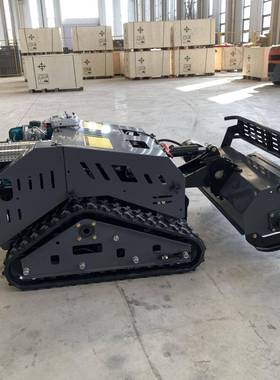 油家用果园林开机荒OPM碎草还田机履带式遥控割柴草智能遥控碎草