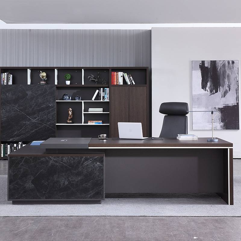 办公室老板桌单人办公桌大班台电脑桌主管经理桌现代简约办公家具