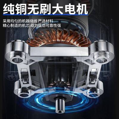 伯刷尔特无电筒动扳手大扭力电风炮架子工锂冲击ZIE充电扳手套全
