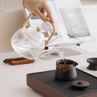 全代自茶盘一体F98H895T式烧水煮茶家用小型简约现排水式茶具套装