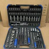 216件修车工具汽套装 套251维修汽车套筒扳手组棘轮快速扳修手组合