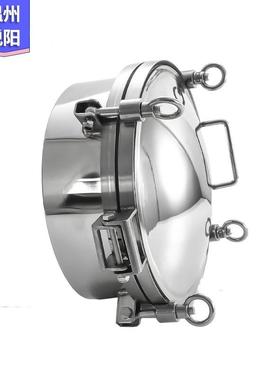 30/316应不4锈钢压力人孔盖圆形压人孔耐门ZIV反釜罐用观察高压人