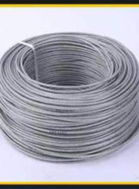 镀包涂胶白皮钢丝绳带01245皮钢丝线塑锌钢丝绳