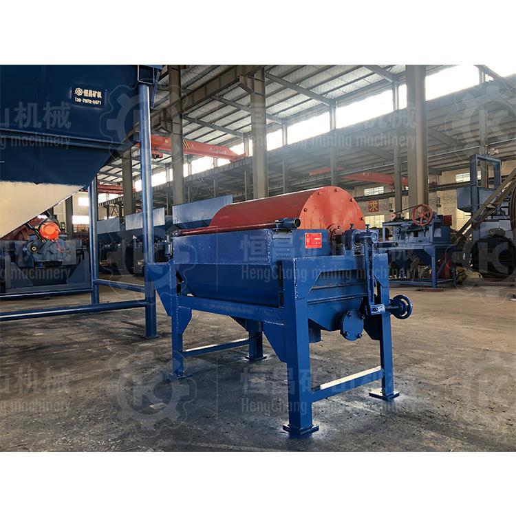 永磁滚筒式磁选机湿400*600式铁1矿磁选机高梯度强磁磁选机90*800