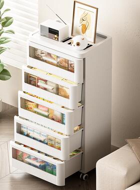 多宝面宽多层加能厚抽屉式带滑轮用储物箱宝衣家物HZ3903T玩具多