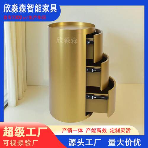 美发不具廊MLM锈钢工柜理发店柜子发工具储物置柜带抽屉推车收纳